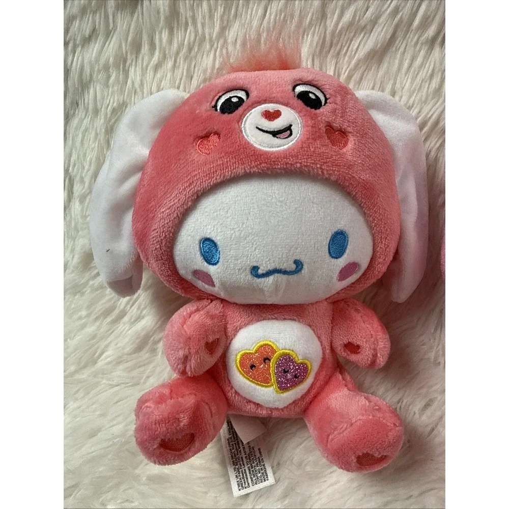 Hello Kitty Cheer Bear & Cinnamoroll Love-a-Lot Care Bear Plush Fun Size Bundle‎